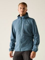 Regatta Kurtka softshellowa "Tredmoor" w kolorze błękitnym rozmiar: XL. Niebieskie kurtki outdoor męskie Regatta, m, bez wzorów, bez kaptura. Za 159.21 zł.