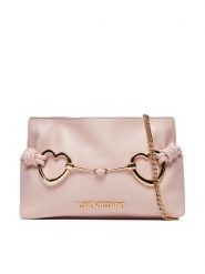 LOVE MOSCHINO Torebka JC4034PP1MLB0601 Różowy. Czerwone torebki klasyczne damskie Love Moschino, bez wzorów, ze skóry, wizytowe, bez kołnierzyka, bez ramiączek. Za 449.99 zł.