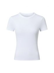 Opus Koszulka - Samuna Kobiety Bawełna biały, 42. Białe t-shirty damskie Opus, bez wzorów, z bawełny, bez kołnierzyka. Za 179.95 zł.