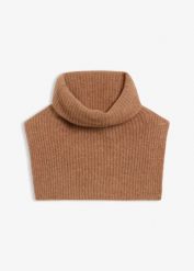 Szal typu komin z domieszką wełny z alpaki. Niebieskie szaliki i kominy damskie bonprix, bez wzorów, z wełny. Za 112.99 zł.