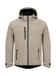 Clique Classic Softshell 2 in 1 - Odłączane, Zrównoważone. Brązowe kurtki męskie CLIQUE, m, bez wzorów, z polaru, bez kaptura. Za 375.19 zł.