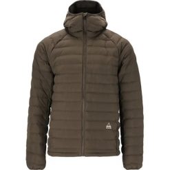 Kurtka z kapturem SOS Furano. Brązowe kurtki męskie SOS, m, bez wzorów, z puchu, z kapturem, narciarskie. Za 635.50 zł.