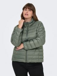 ONLY Kurtka pikowana w kolorze zielonym rozmiar: XL-54. Zielone kurtki damskie Only, xl, bez wzorów, bez kaptura. Za 118.56 zł.