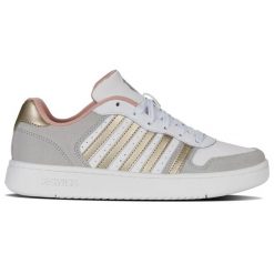 Buty sportowe K-Swiss COURT PALISADES (96931-091-M). Białe buty sportowe na co dzień damskie K-Swiss, bez wzorów. Za 149.00 zł.