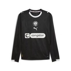 Męska trzecia koszulka FC St. Pauli 25/26 z długim rękawem PUMA Black White. Białe koszulki męskie z długim rękawem Puma, m. Za 419.00 zł.