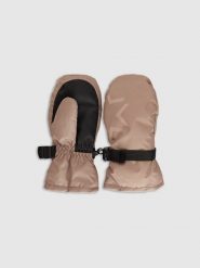 4F Rękawiczki zimowe z jednym palcem dziecięce - brązowe L/XL. Brązowe rękawiczki dziecięce 4f, bez ramiączek. Za 49.99 zł.