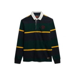Koszulka polo w paski Superdry Vintage Athletic. Zielone koszulki polo męskie Superdry., m, bez wzorów, bez ramiączek. Za 332.10 zł.