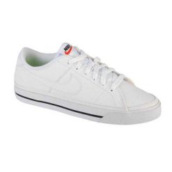Damskie Buty Sportowe Legacy Ze Skóry Syntetycznej. Białe buty sportowe na co dzień damskie Nike, bez wzorów, ze skóry. Za 555.99 zł.