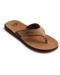 Sandały dla Mężczyzn CARVER NUBUCK Beżowy. Brązowe sandały męskie Quiksilver, z dżerseju, bez zapięcia. Za 169.30 zł.