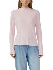 S.Oliver Koszulka w kolorze jasnoróżowym rozmiar: 40. Różowe t-shirty damskie S.Oliver, s, bez wzorów, prążkowane, bez kołnierzyka. Za 68.45 zł.