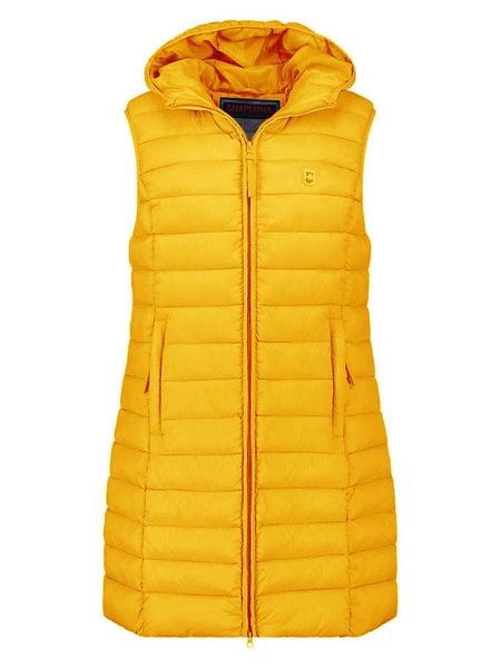 ANAPURNA Kamizelka pikowana "Vakitalana Long" w kolorze żółtym rozmiar: S. Żółte kamizelki damskie ANAPURNA, s. Za 130.99 zł.