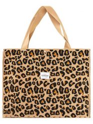 Zwillingsherz Shopper bag "Leo" w kolorze beżowym - 49 x 38 cm rozmiar: onesize. Brązowe shopper bag damskie Zwillingsherz, bez wzorów, z materiału, na ramię, bez dodatków. Za 91.95 zł.