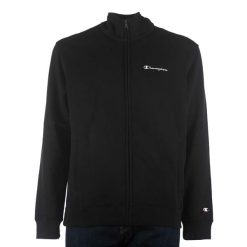 Bluza Champion Z Zamkiem Na Pełny Czarny Dorosłych. Czarne bluzy bez kaptura męskie CHAMPION, m, z bawełny. Za 189.00 zł.