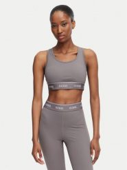 Guess Biustonosz sportowy V6GP13 K3055 Szary. Szare biustonosze sportowe damskie Guess, z aplikacjami, z syntetyku. Za 234.99 zł.