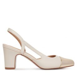Sandały Clara Barson. Brązowe sandały damskie Clara Barson, bez wzorów, bez obcasa, na słupku. Za 119.99 zł.