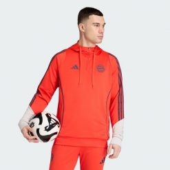 Bluza Z Kapturem Fc Bayern 25/26. Czerwone bluzy sportowe męskie Adidas. Za 279.00 zł.