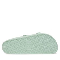 Klapki ONLY Shoes. Zielone klapki damskie ONLY Shoes, bez wzorów, bez obcasa. Za 69.99 zł.
