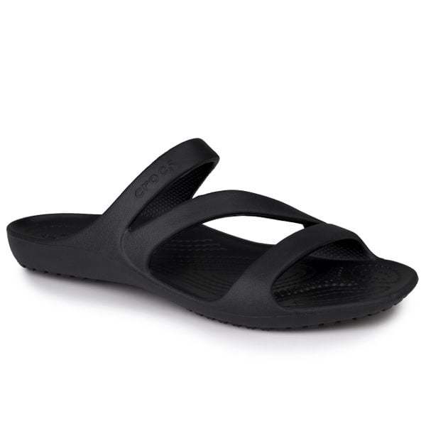 Klapki damskie Crocs KADEE II. Czarne klapki damskie Crocs, bez wzorów, bez obcasa. W wyprzedaży za 129.00 zł.