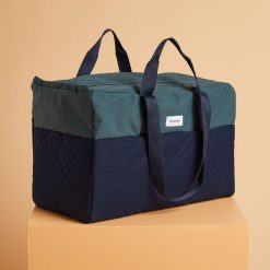 Torba do transportu sprzętu jeździeckiego DUFFLE 65 l. Niebieskie torebki dziecięce FOUGANZA. Za 249.99 zł.