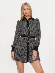 Marciano Guess Sukienka codzienna 4YGK35 7142A Czarny Regular Fit. Czarne sukienki damskie Marciano Guess, na co dzień, z aplikacjami, z syntetyku, bez kołnierzyka, bez ramiączek, proste. Za 1,349.00 zł.