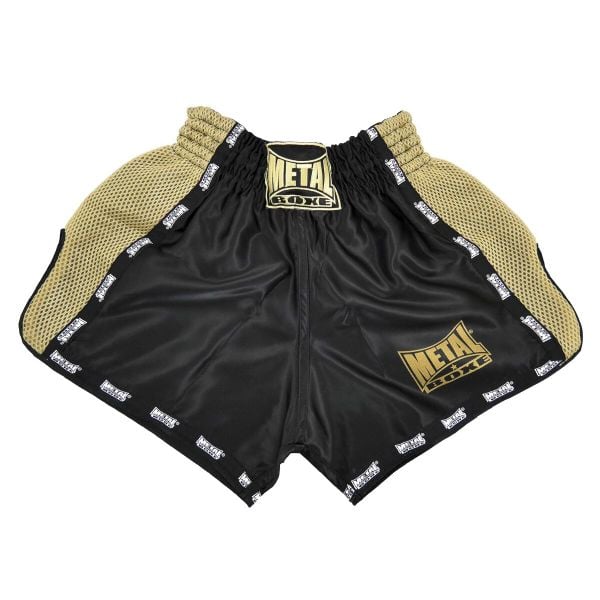Szorty Metal Boxe Thai/Kick Extrem. Czarne szorty męskie METAL BOXE, bez kołnierzyka. Za 149.50 zł.