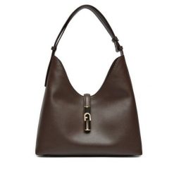 Torebka Furla. Brązowe torebki klasyczne damskie Furla, bez wzorów, bez dodatków. Za 1,369.00 zł.