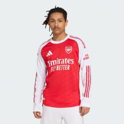 Koszulka Arsenal 25/26 Long Sleeve Home Authentic. Białe t-shirty sportowe męskie Adidas, m, bez ramiączek, do piłki nożnej. Za 699.00 zł.