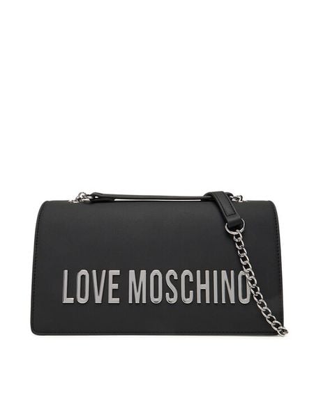 LOVE MOSCHINO Torebka JC4192PP1NKD000B Czarny. Czarne torebki klasyczne damskie Love Moschino, bez wzorów, ze skóry, bez dodatków. Za 489.99 zł.