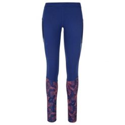 Legginsy damskie Kilpi Runner. Niebieskie legginsy damskie Kilpi, s, bez wzorów, z materiału. Za 163.85 zł.