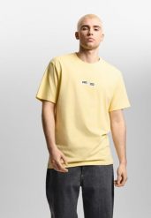 Koszulka sportowa męska Prosto Crack Box Logo z krótkim rękawem. Żółte t-shirty sportowe męskie Prosto., m, z bawełny, bez ramiączek. Za 124.99 zł.