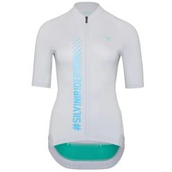 Koszulka rowerowa (z krótkim rękawem) damska SILVINI Women Jersey MAZZANA. Szare bluzki sportowe damskie Silvini, m, z jersey, bez kołnierzyka, bez ramiączek. Za 341.50 zł.