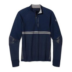 Bluza termoaktywna męska Smartwool Intraknit Merino Tech 1/4 Zip. Niebieskie bluzy bez kaptura męskie Smartwool, m. Za 459.99 zł.