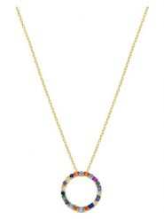 Luxenter Naszyjnik z elementem ozdobnym rozmiar: onesize. Żółte naszyjniki damskie Luxenter, srebrne. Za 231.13 zł.