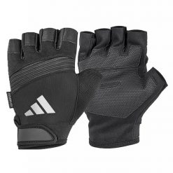 Rękawiczki do treningu siłowego Adidas Performance Gloves. Czarne rękawiczki damskie Adidas, bez wzorów. Za 72.00 zł.