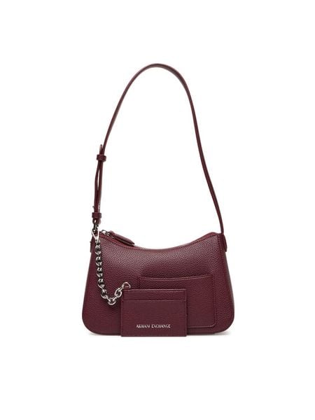 Armani Exchange Torebka XW001571 AF15625 UA343 Bordowy. Czerwone torebki klasyczne damskie Armani Exchange, bez wzorów, ze skóry, bez dodatków. Za 309.99 zł.