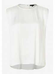 More & More Bluzka w kolorze białym rozmiar: 36. Białe bluzki damskie MORE & MORE, s, bez wzorów, z wiskozy, klasyczne, bez kołnierzyka, bez ramiączek. Za 87.61 zł.