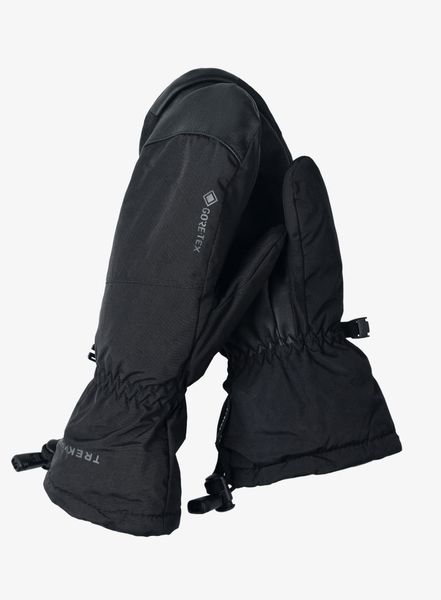 Rękawiczki wodoodporne Trekmates Chamonix GTX Mitts. Czarne rękawiczki damskie TREKMATES, na zimę, bez wzorów, z gore-texu. Za 232.09 zł.