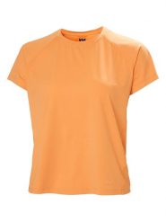 Helly Hansen Koszulka funkcyjna "Shine Solen" w kolorze pomarańczowym rozmiar: XS. Pomarańczowe bluzki sportowe damskie Helly Hansen, xs, bez wzorów, bez ramiączek. Za 97.51 zł.