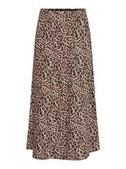 Pieces Spódnica "Franah" w kolorze jasnobrązowym rozmiar: XL. Brązowe spódniczki damskie Pieces, xl, bez wzorów, maxi, proste. Za 100.99 zł.