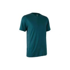 Koszulka do biegania RUN DRY+ BREATH męska. Żółte t-shirty sportowe męskie KALENJI, l, z materiału, bez ramiączek, do biegania. W wyprzedaży za 39.99 zł.