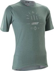 Koszulka rowerowa damska Leatt MTB Gravity 3.0. Zielone topy sportowe damskie LEATT, m, z aplikacjami, z bawełny, bez ramiączek. Za 247.49 zł.