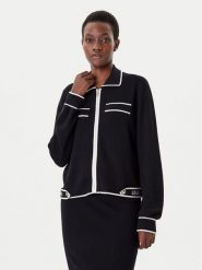 Liu Jo Sport Kardigan TF5250 MS59L Czarny Regular Fit. Czarne kardigany damskie Liu Jo Sport, l, bez wzorów, z wiskozy. Za 799.99 zł.