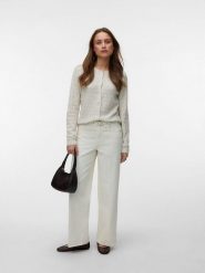 Vero Moda Kardigan w kolorze białym rozmiar: XS. Białe kardigany damskie Vero Moda, xs, bez wzorów, ze splotem. Za 129.95 zł.