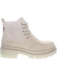 U.S. Polo Assn. Botki w kolorze kremowym rozmiar: 40. Brązowe botki damskie U.S. Polo Assn., bez obcasa, bez zapięcia. Za 261.05 zł.