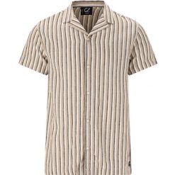 Koszula Cruz Camilo. Brązowe koszule męskie CRUZ, m, bez wzorów, bez kołnierzyka, bez ramiączek. Za 212.50 zł.