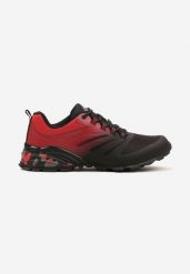 Czarno-Czerwone Buty Sportowe Sneakersy z Efektem Ombre na Tłoczonej Podeszwie Nelloti. Czarne buty sportowe na co dzień męskie Born2be, na lato, z jeansu, bez zapięcia. Za 169.99 zł.