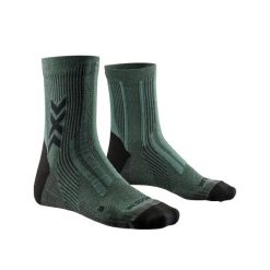 Skarpetki turystyczne X-Socks Hike Perform Natural Vert. Zielone skarpetki męskie X-Socks, bez wzorów, z bawełny. Za 144.45 zł.