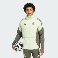Bluza Real Madryt Tiro 25 Competition Winterized Top. Zielone bluzy bez kaptura męskie Adidas, xl, z dresówki. Za 369.00 zł.