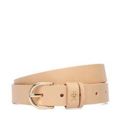 Pasek Damski Tommy Hilfiger. Brązowe paski damskie Tommy Hilfiger, bez wzorów. Za 209.99 zł.