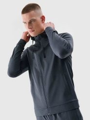 4F Bluza w kolorze granatowym rozmiar: L. Niebieskie bluzy z kapturem męskie 4f, l. Za 114.17 zł.